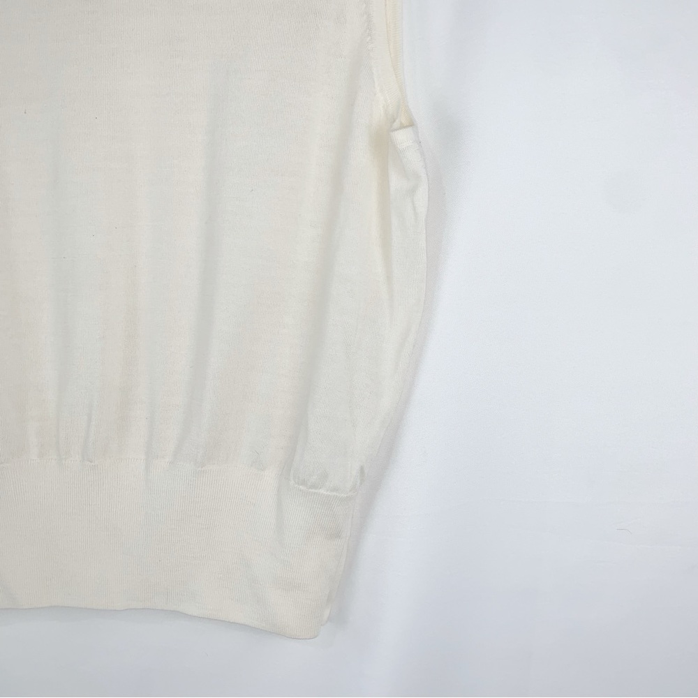 Banana Republic Ivory Merino Wool Sweater Shell - Picture 4 of 8